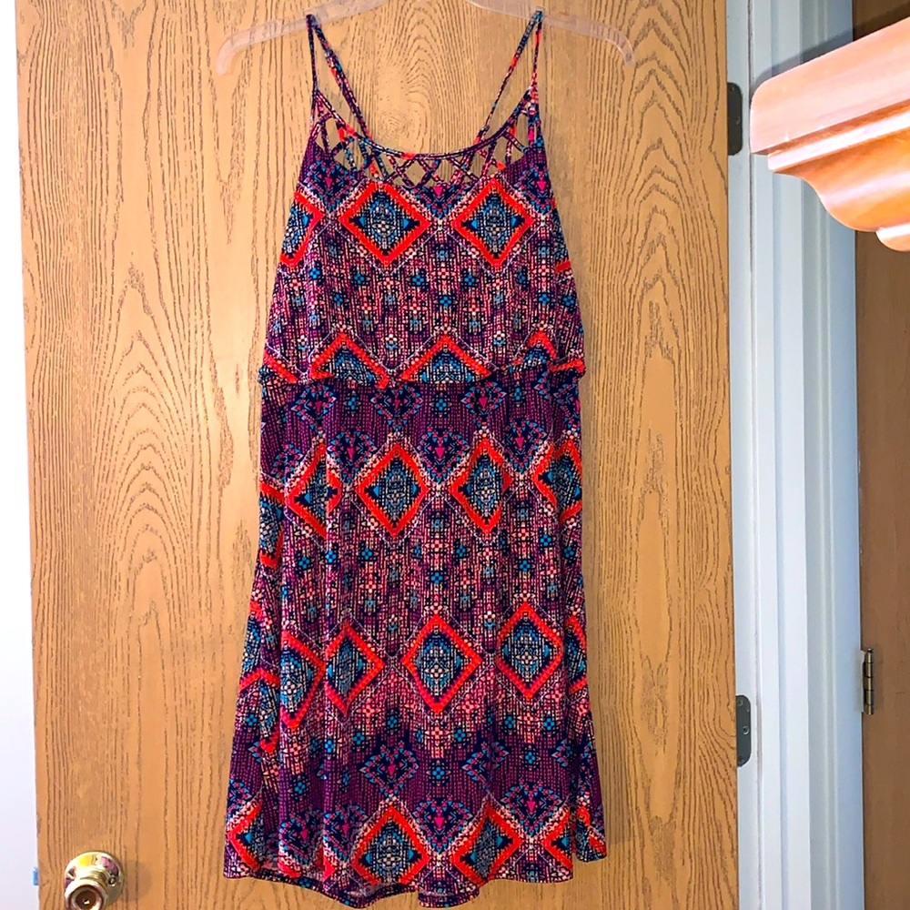 TRIBAL PRINT SLEEVELESS SUNDRESS - Picture 4 of 13